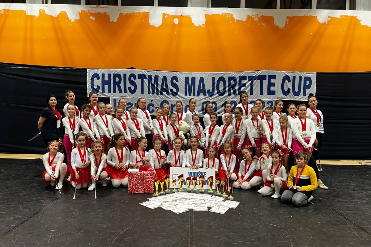 Vodiške mažoretkinje uspješne na održanom Božićnom turniru u Ivanić gradu